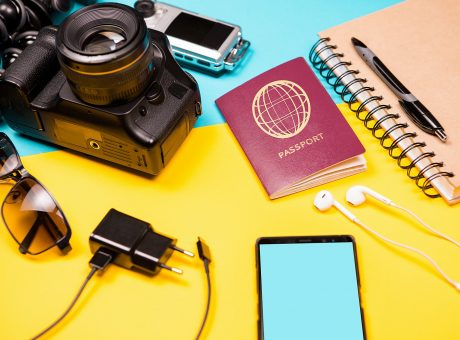 Summer photographer kit who loves to travel